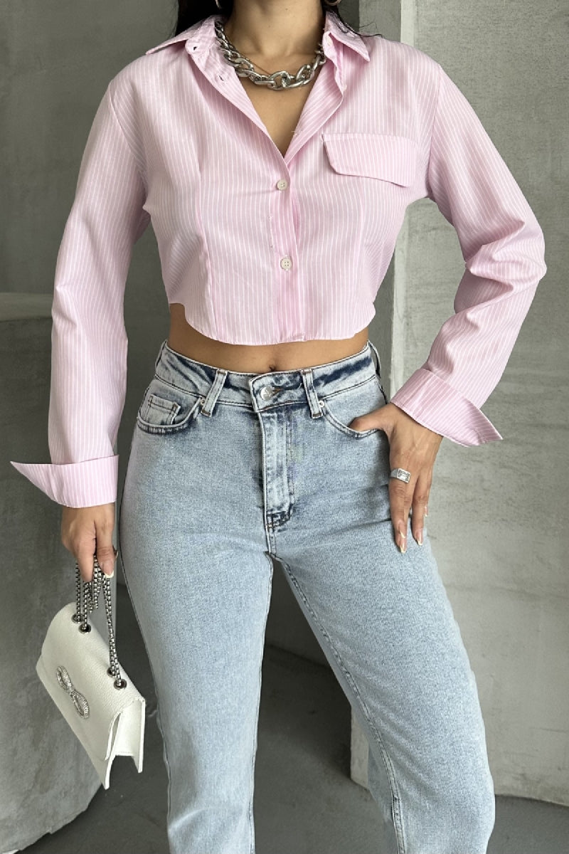 Mom Fit Kot Pantolon 7064 - Kar Yıkama Açık Mavi - (28-33) - 5