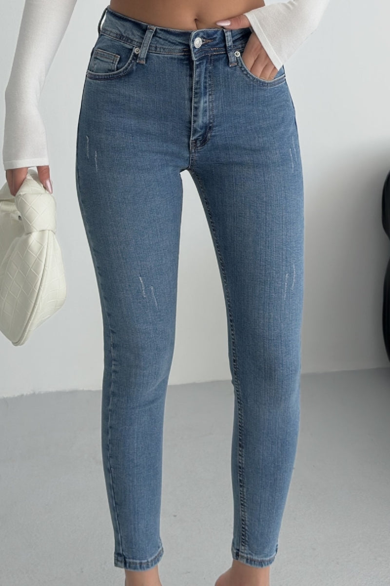 Skinny Kot Pantolon 819 - Açık Mavi Kot - (32-36) - 5
