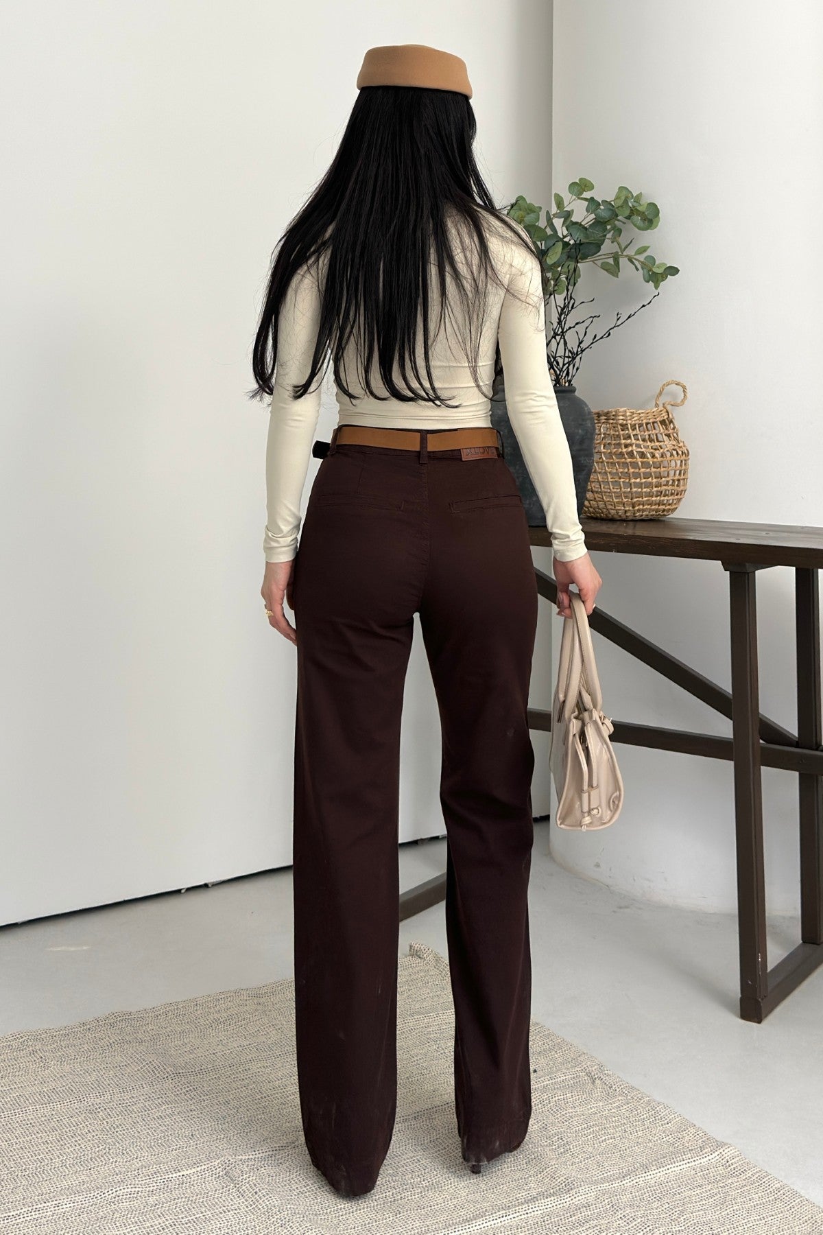 Pensli Kot Pantolon 7069 - Kahverengi - (27-32) - 5