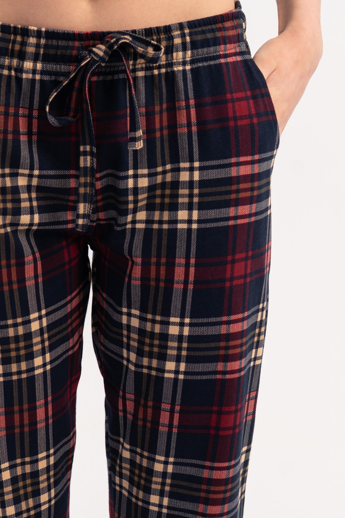 KADIN P.SUPREM CEPLI TEK ALT PIJAMA - LACIVERT
