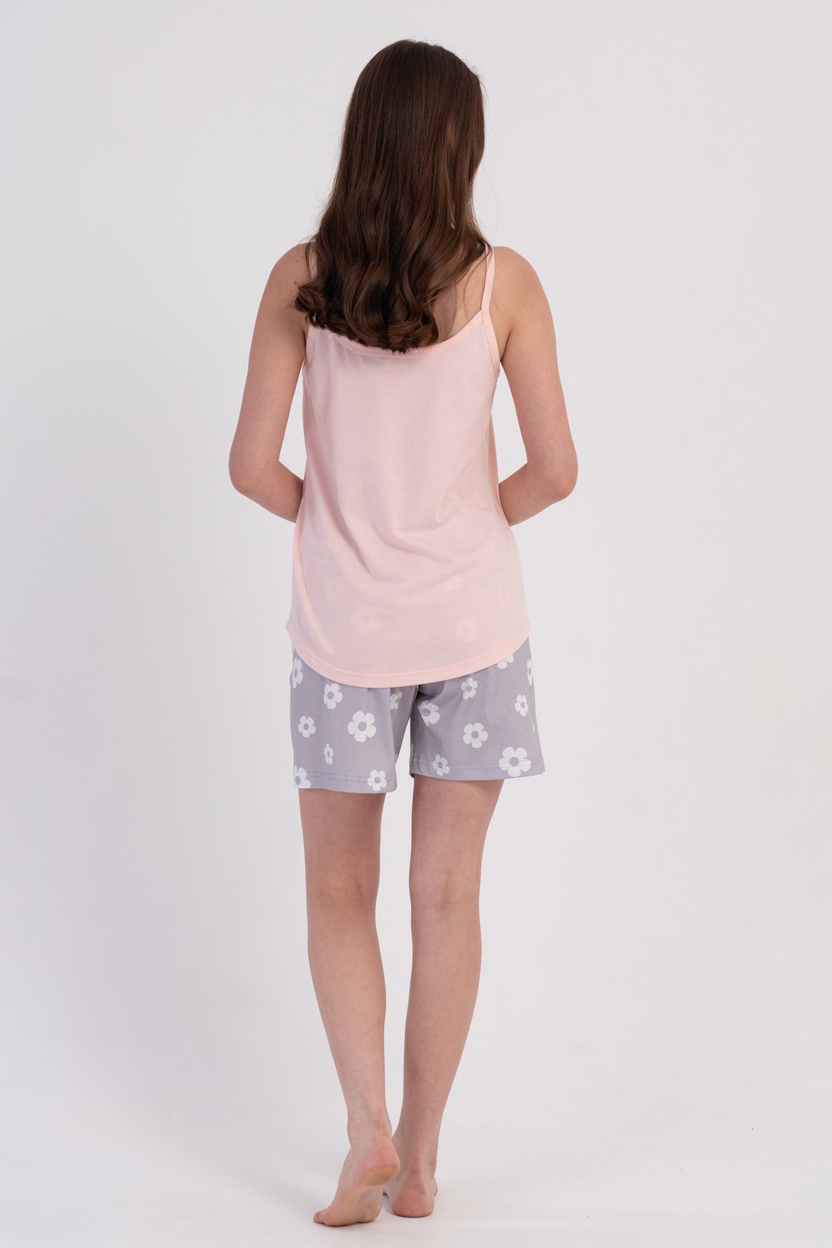 KADIN P.SUPREM IP ASKILI ETEGI OVAL SORT TAKIM - BABY PINK