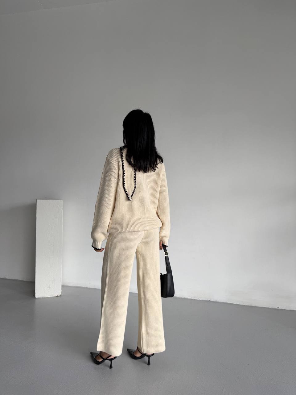 Şal Yaka Triko Takım