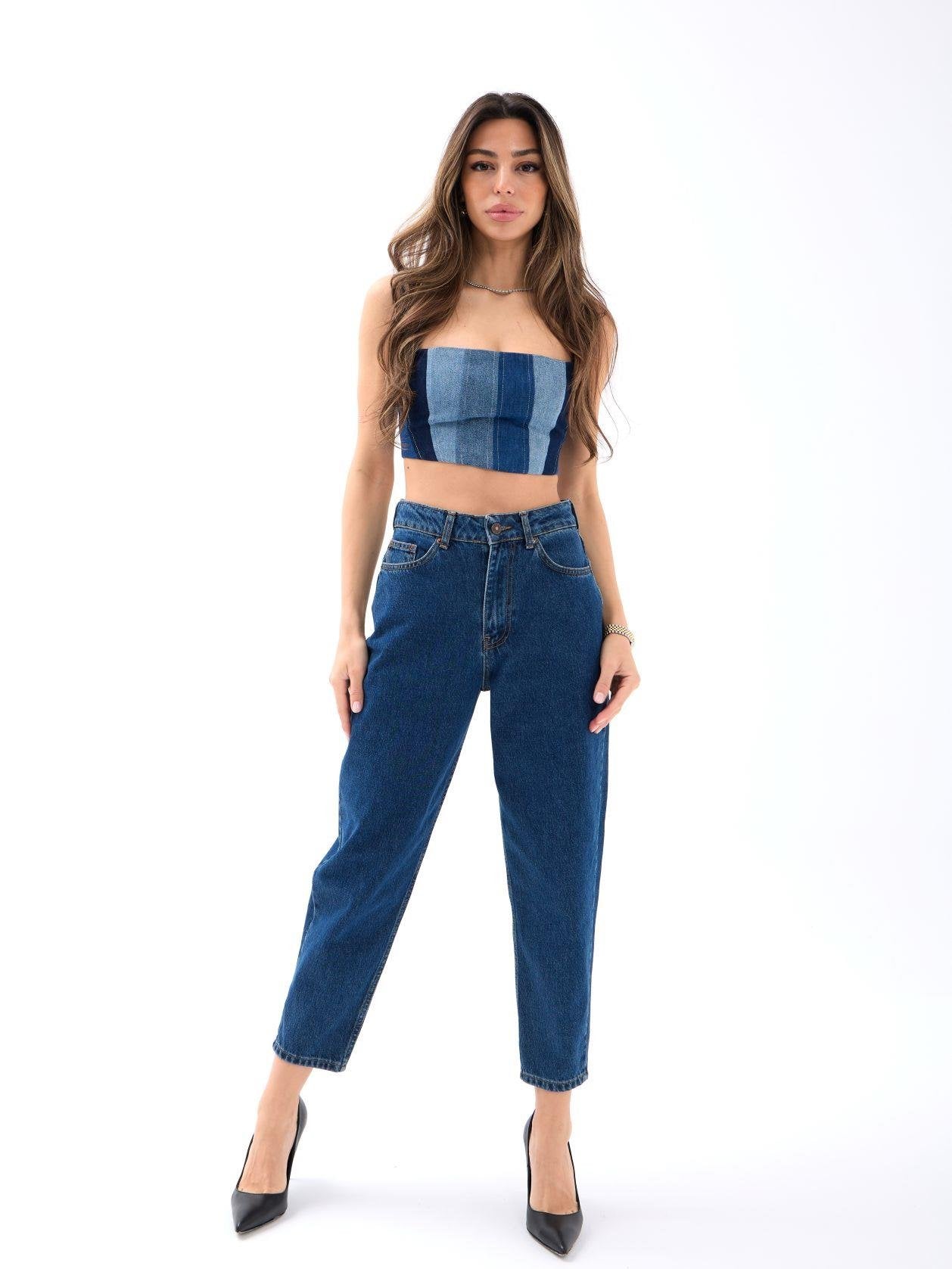 6036 DENİM CARROT FIT-KOYU MAVİ KOYU MAVİ 26
