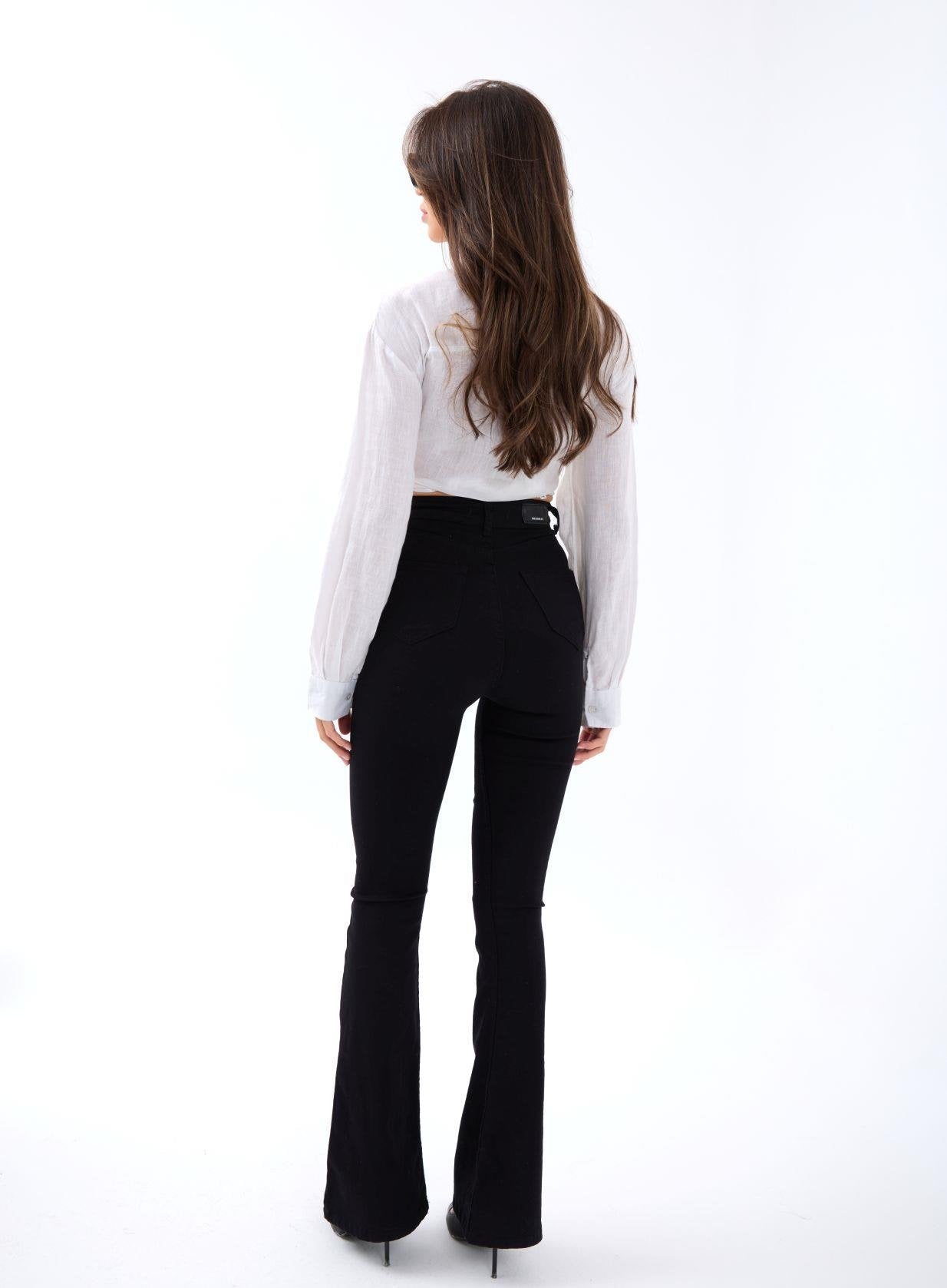 6038 KOT PANTOLON-SİYAH