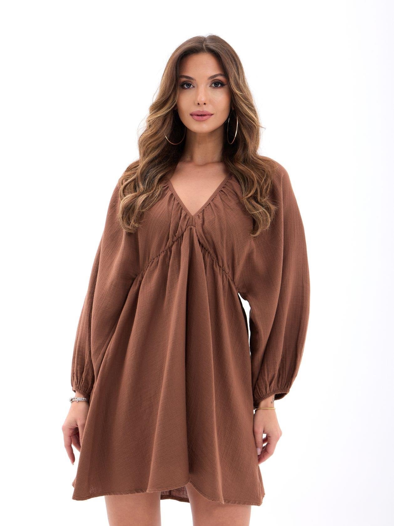 6327 ELBİSE-KAHVE KAHVE L