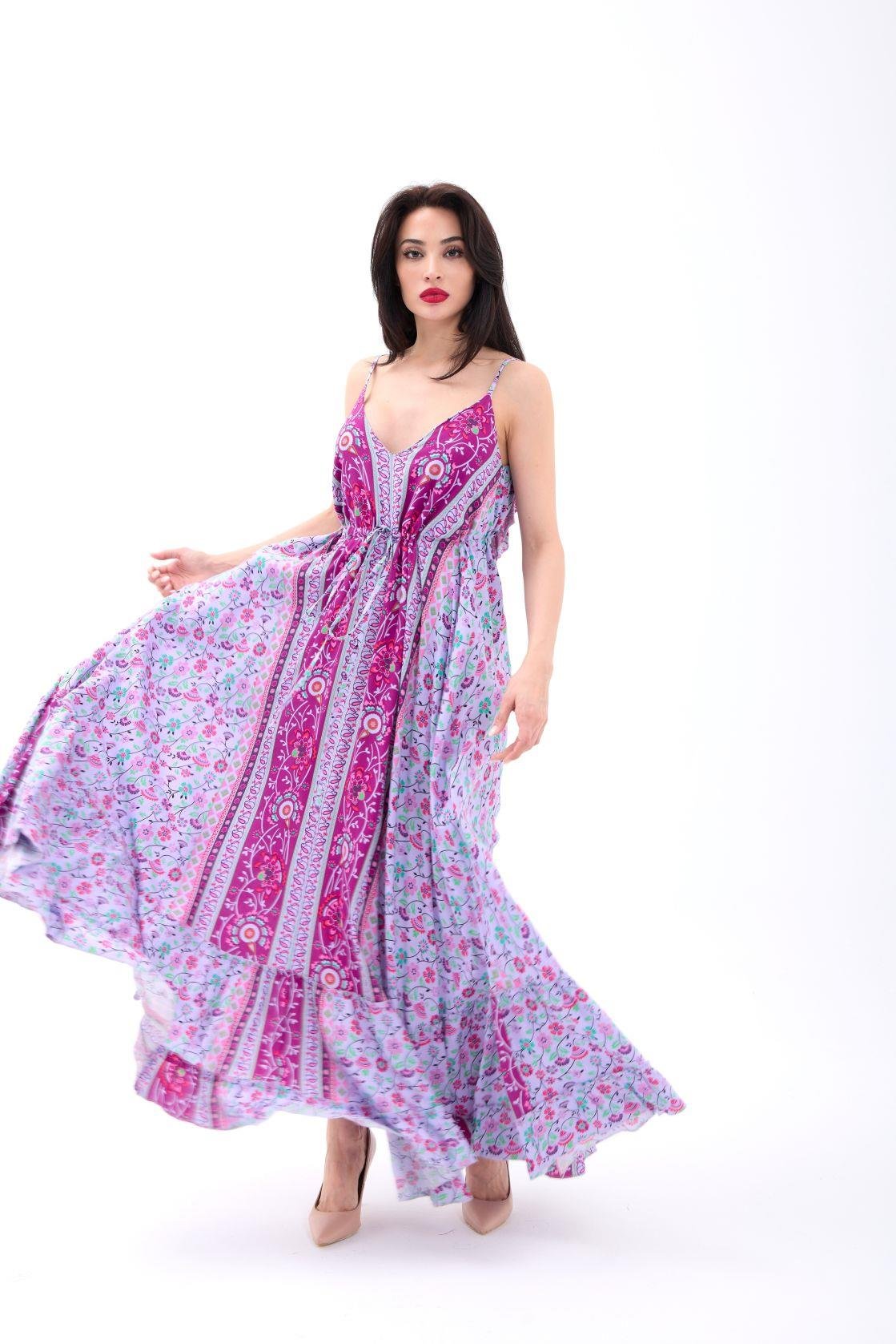 6467 ELBİSE-MOR MOR M-L