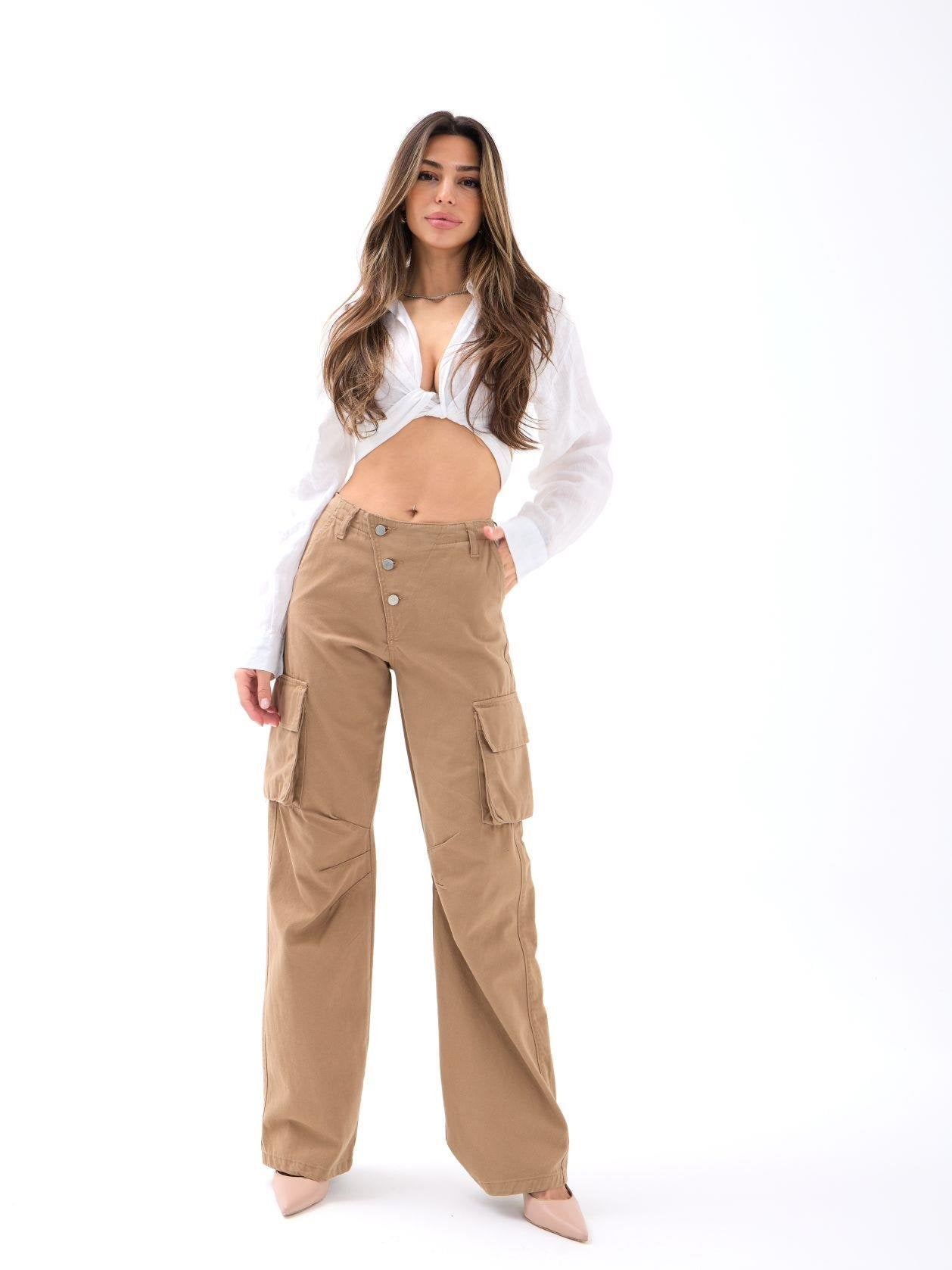 6485 PANTOLON-CAMEL CAMEL L