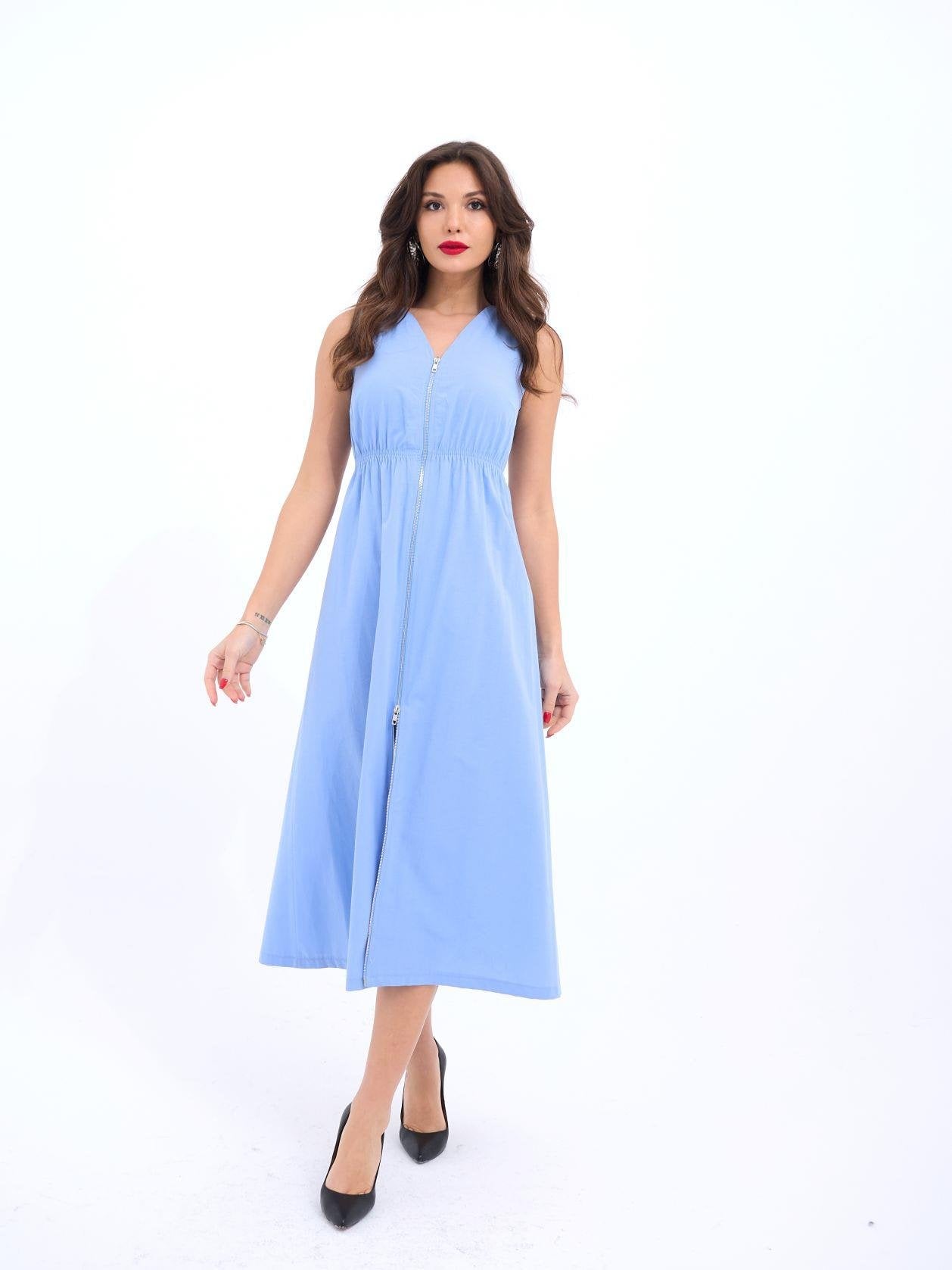 6510 ELBİSE-KOYU MAVİ KOYU MAVİ L