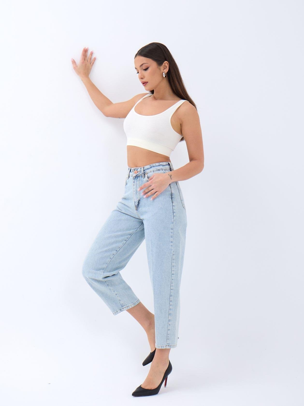 6520 DENİM BALLOON FIT-MAVİ