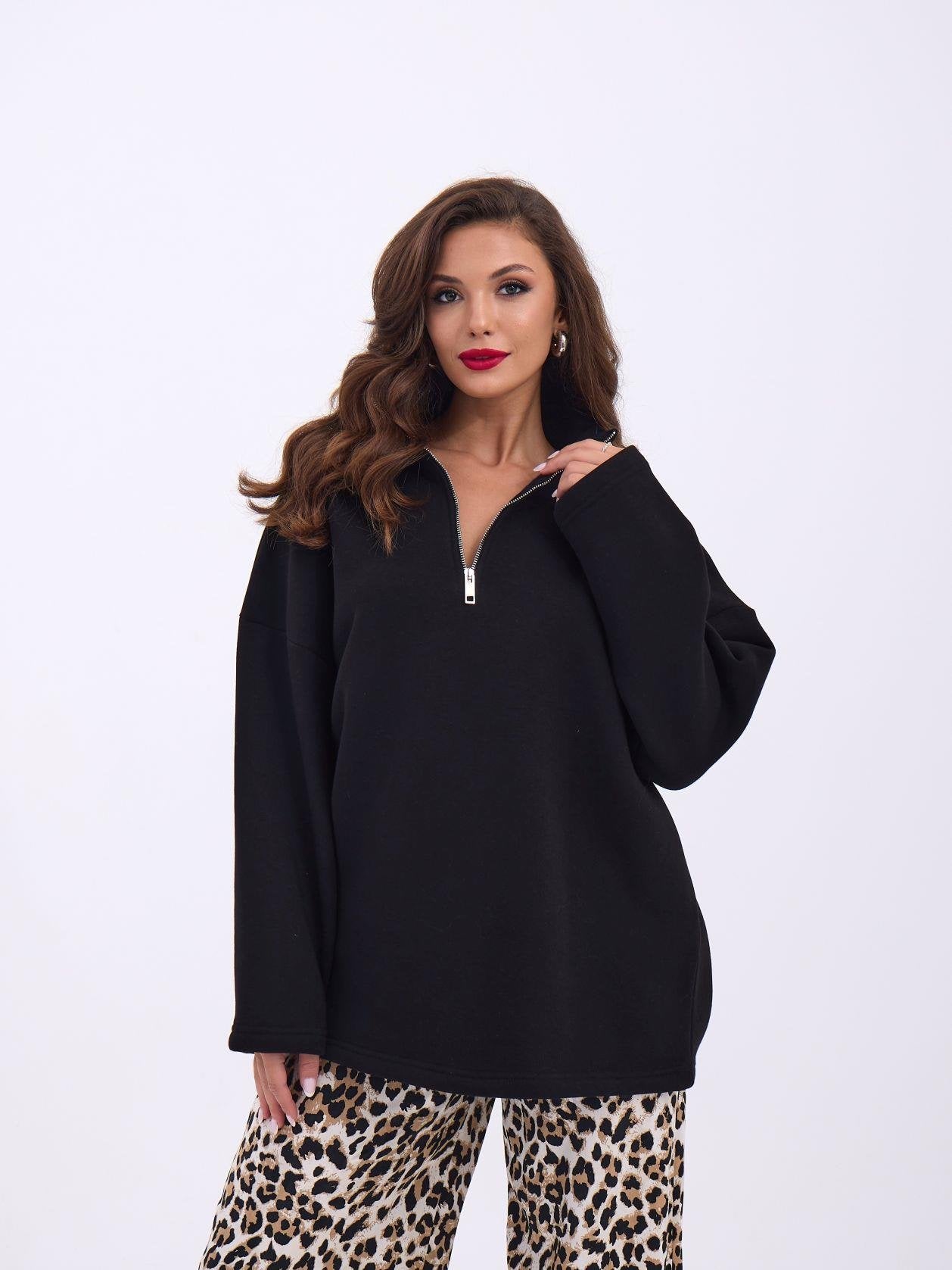 6617 SWEAT-SİYAH SİYAH M-L