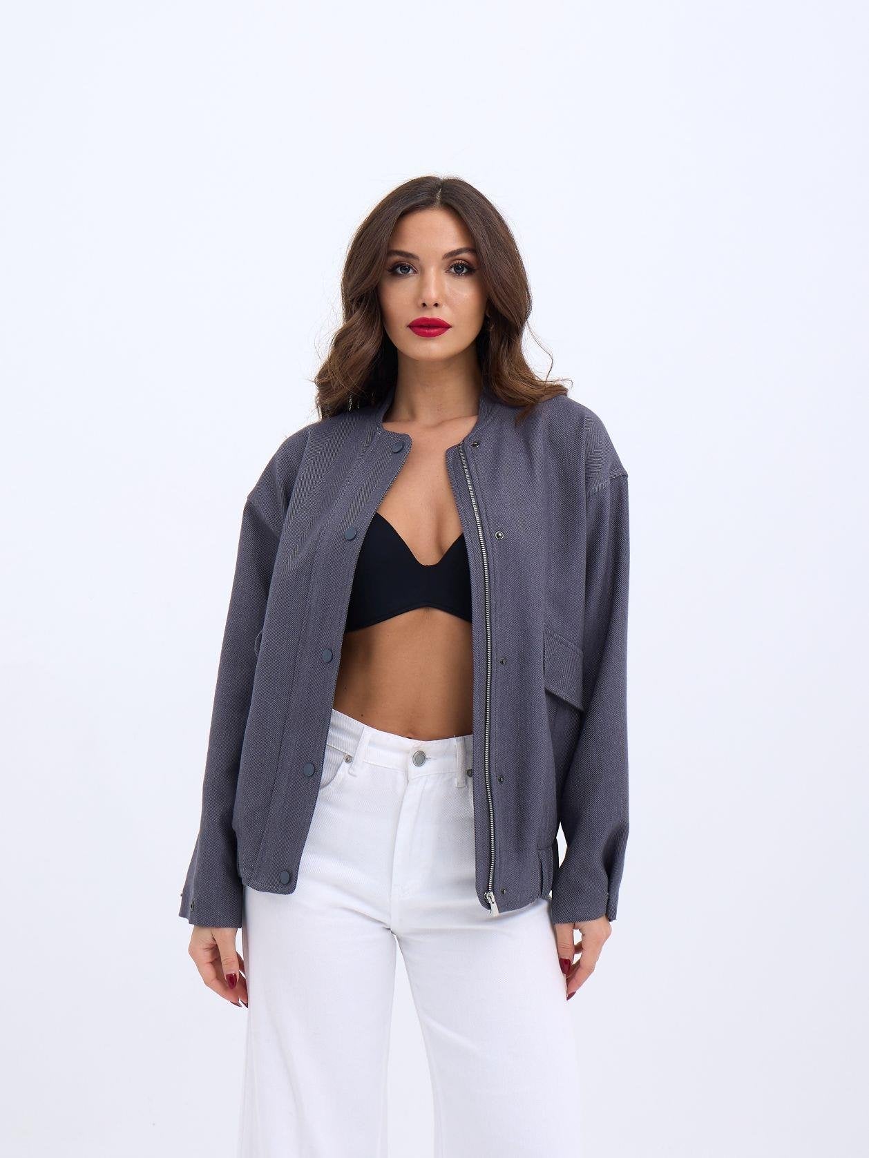 6657 CEKET-GRİ GRİ L