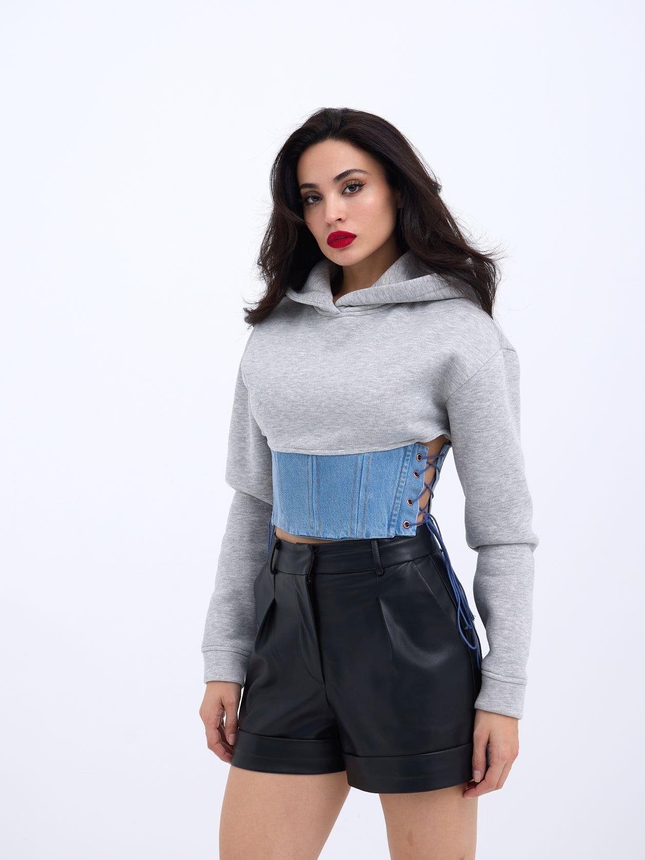 6713 SWEAT-GRİ GRİ L