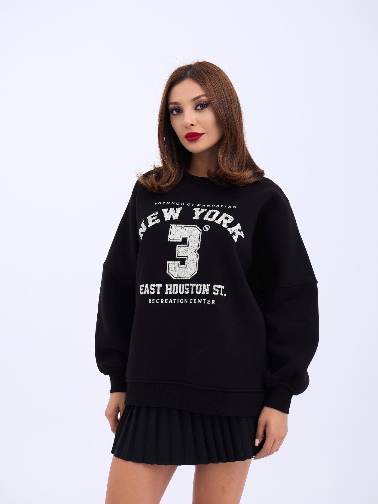 6730 SWEAT-SİYAH SİYAH M-L
