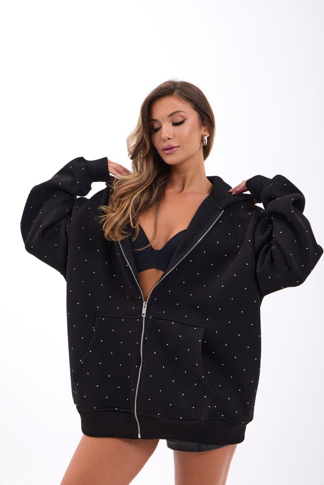 6751 SWEAT-SİYAH SİYAH STD