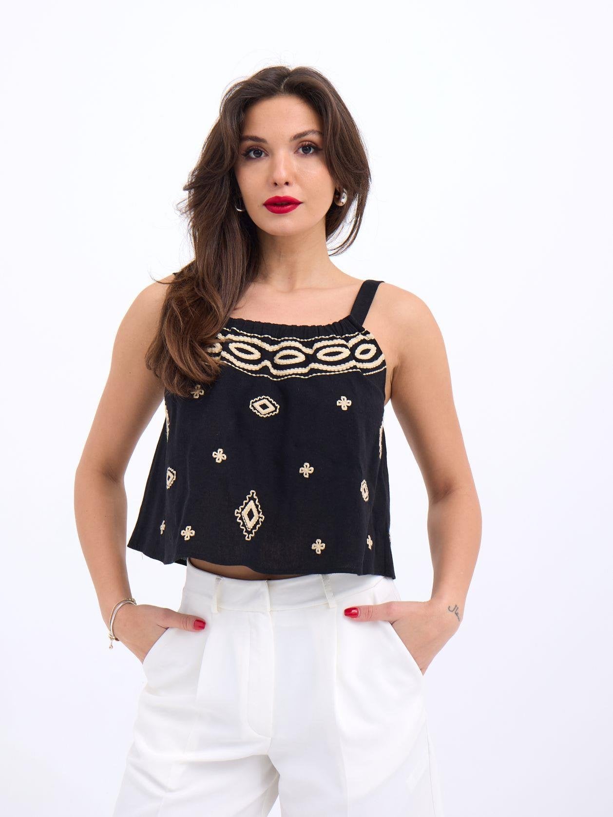 6950 BLUZ-SİYAH SİYAH L