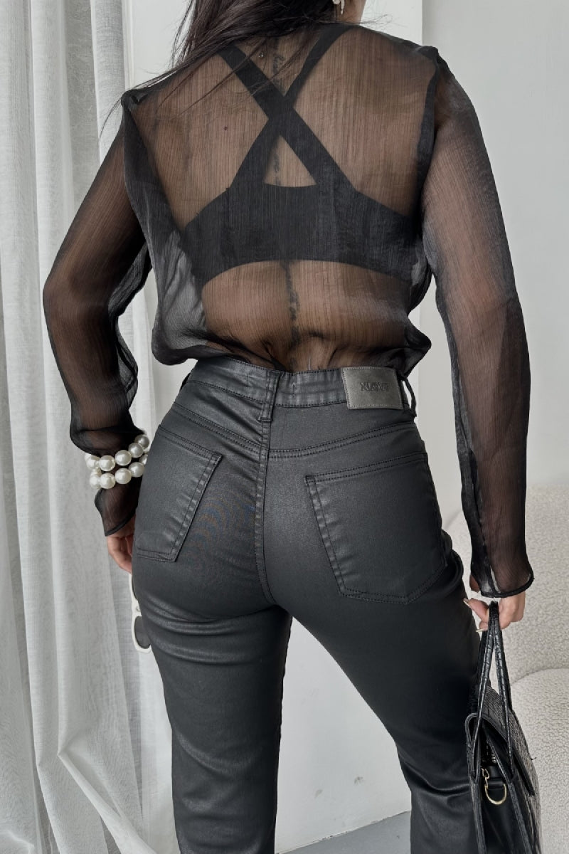 Mom Fit Pantolon - Siyah - (27-32) - 2
