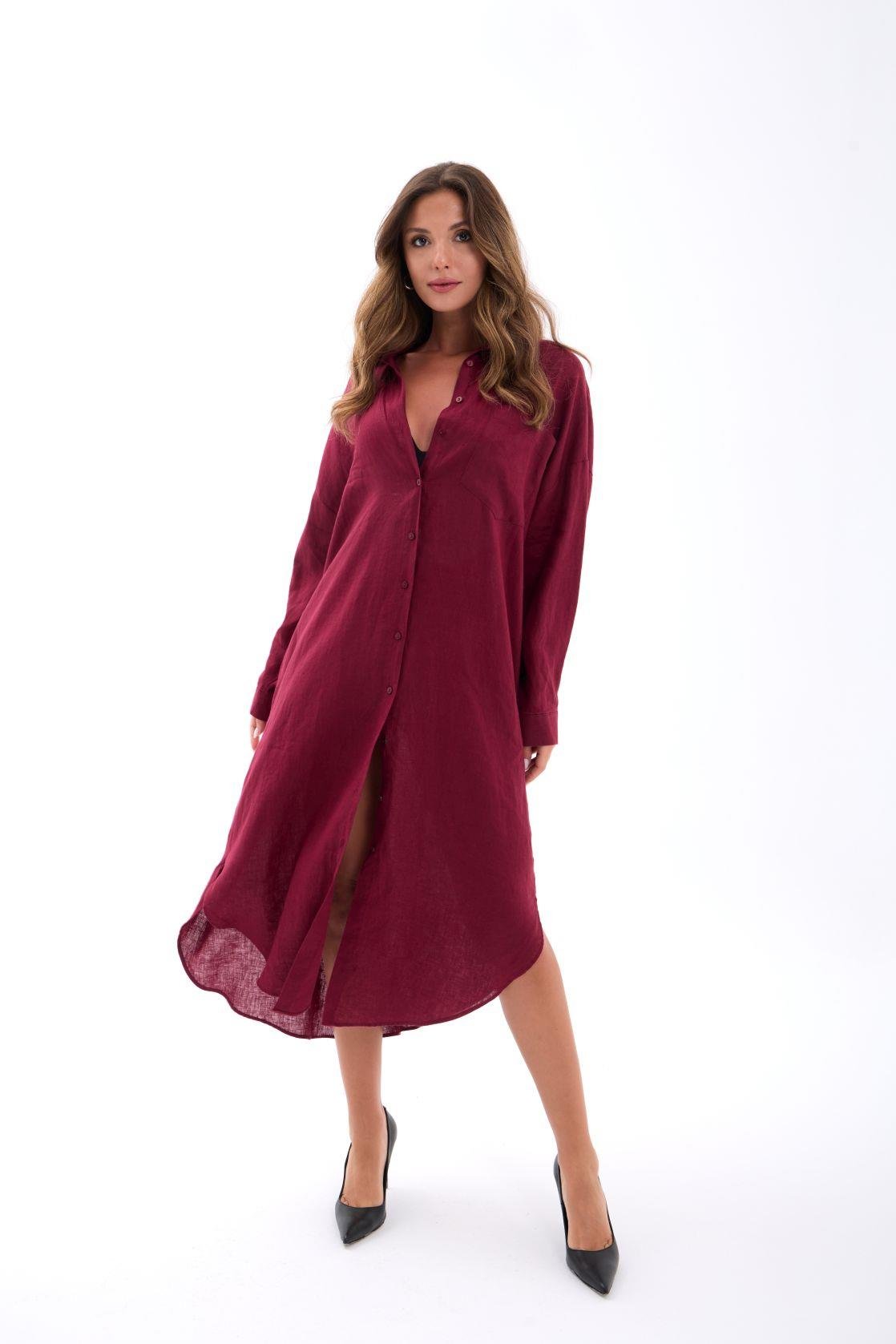 7120 ELBİSE-BORDO