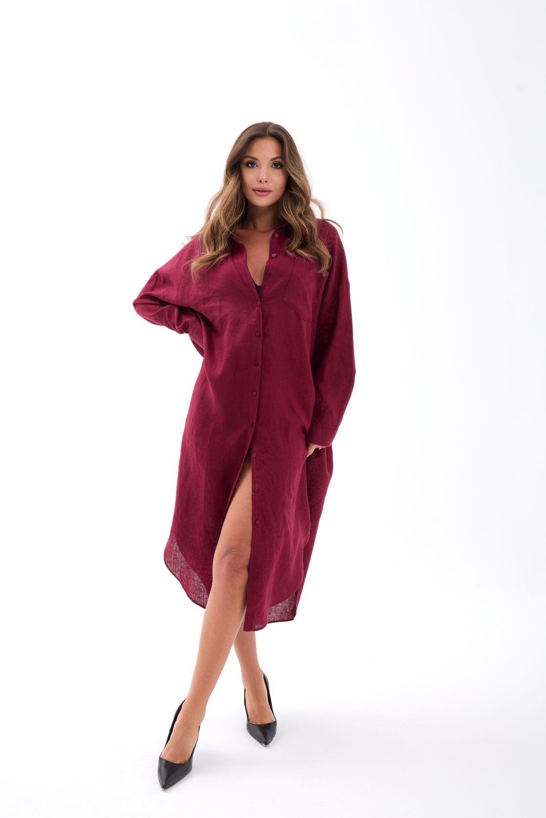 7120 ELBİSE-BORDO BORDO STD