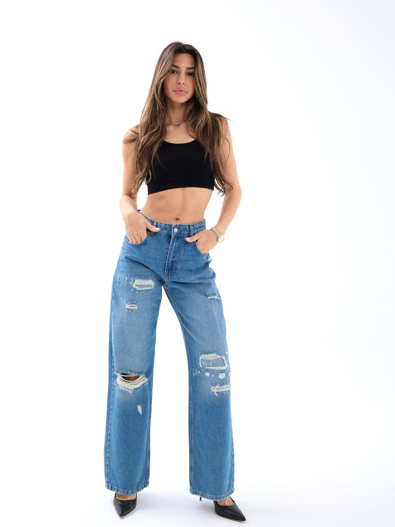 7181 KOT PANTOLON-MAVİ MAVİ 26