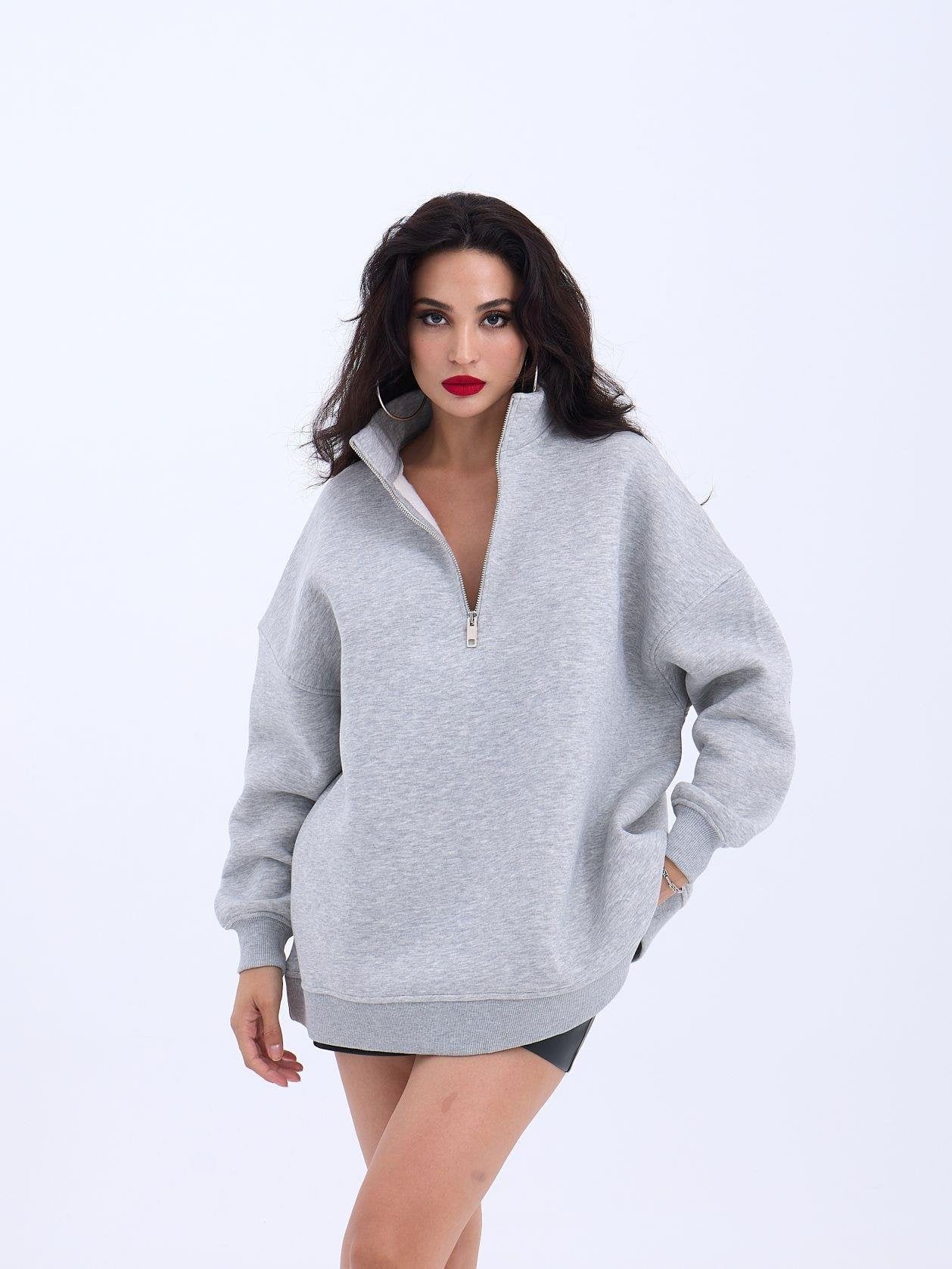7199 SWEAT-GRİ GRİ M-L