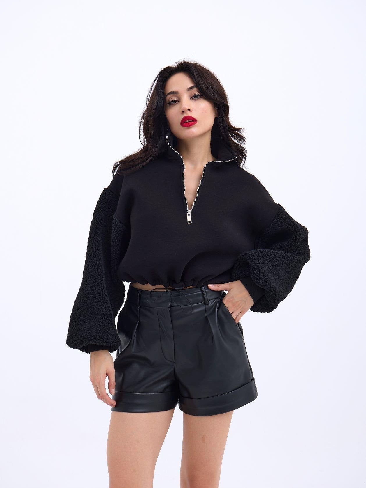 7200 SWEAT-SİYAH SİYAH L