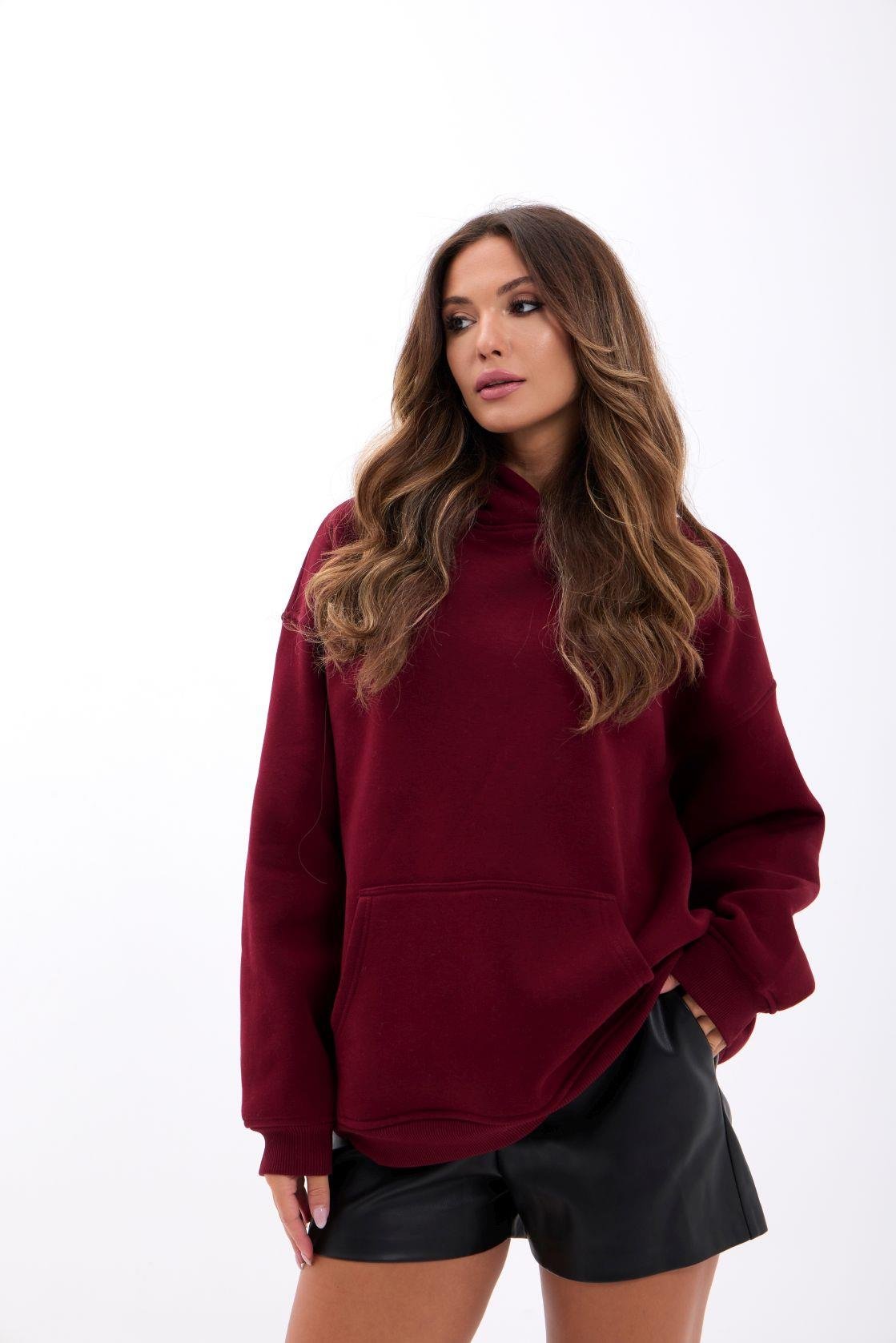 7214 SWEAT-BORDO BORDO L