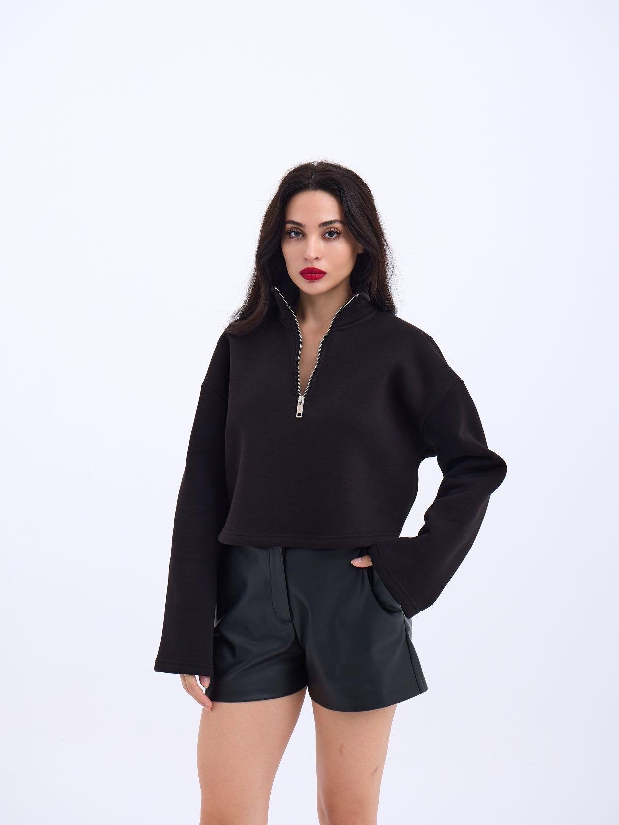 7215 SWEAT-SİYAH SİYAH L
