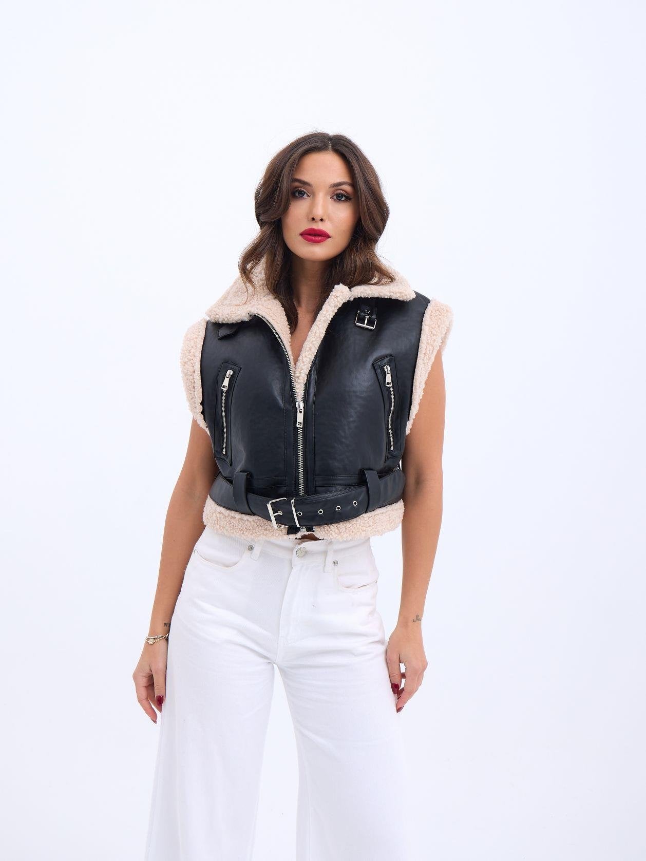 7218 YELEK-SİYAH