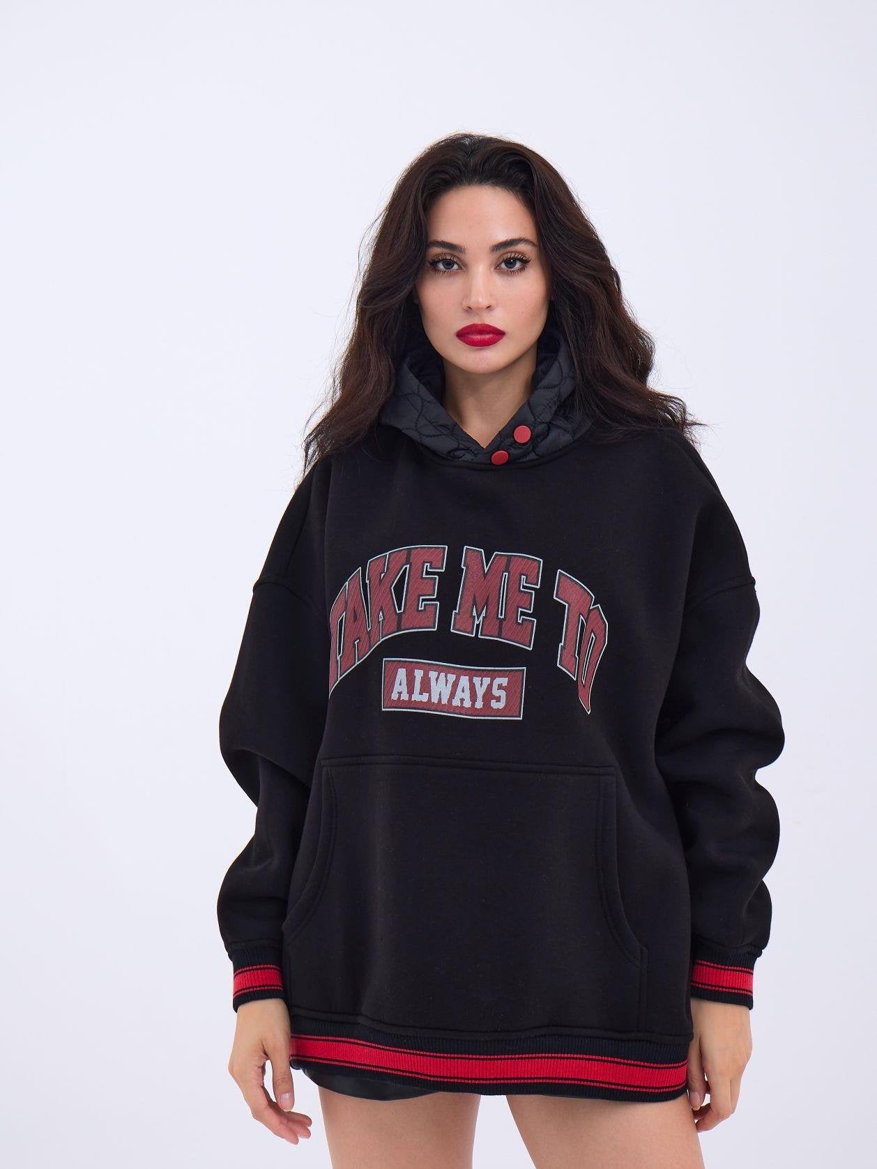 7219 SWEAT-SİYAH SİYAH M-L