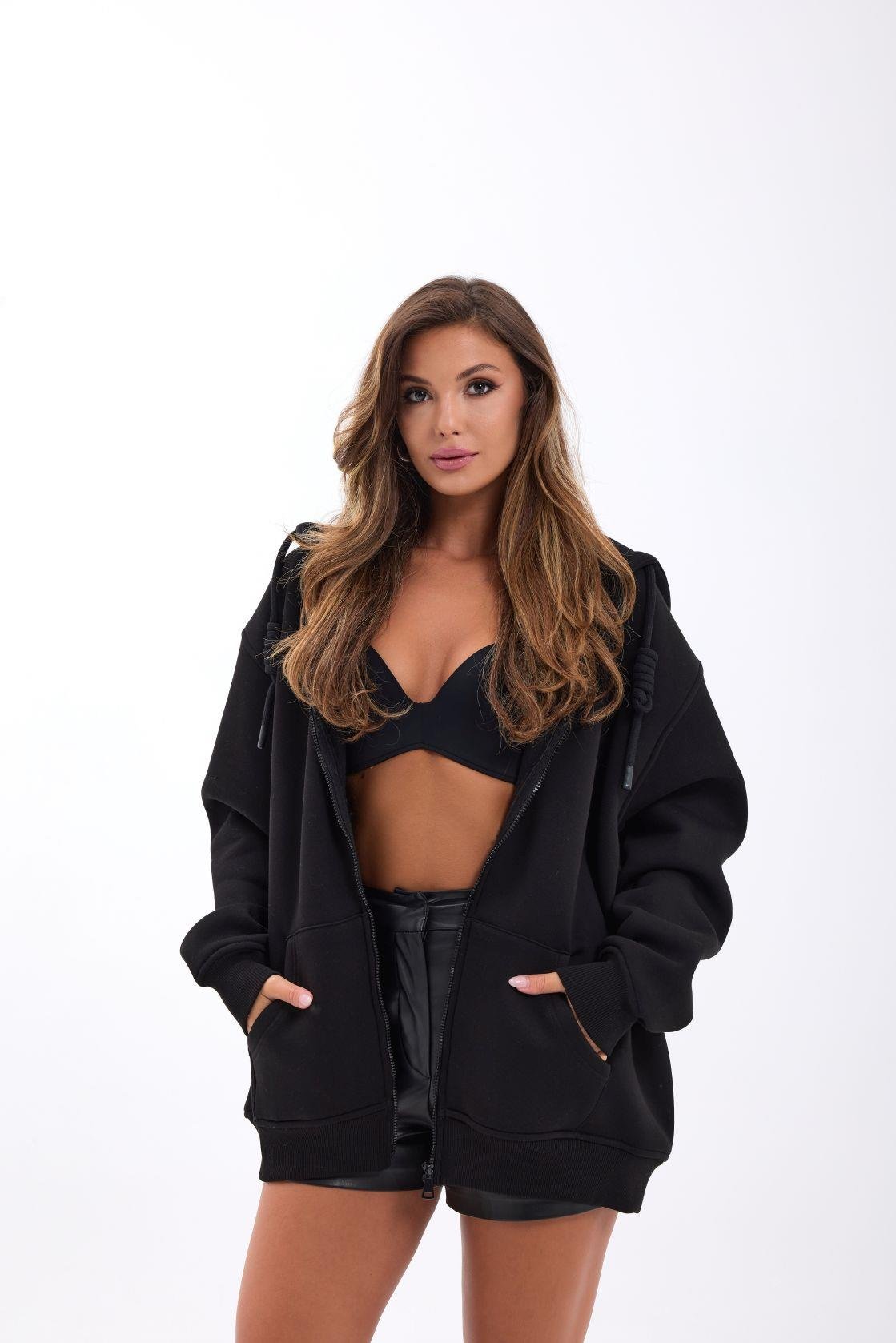 7220 SWEAT-SİYAH SİYAH STD