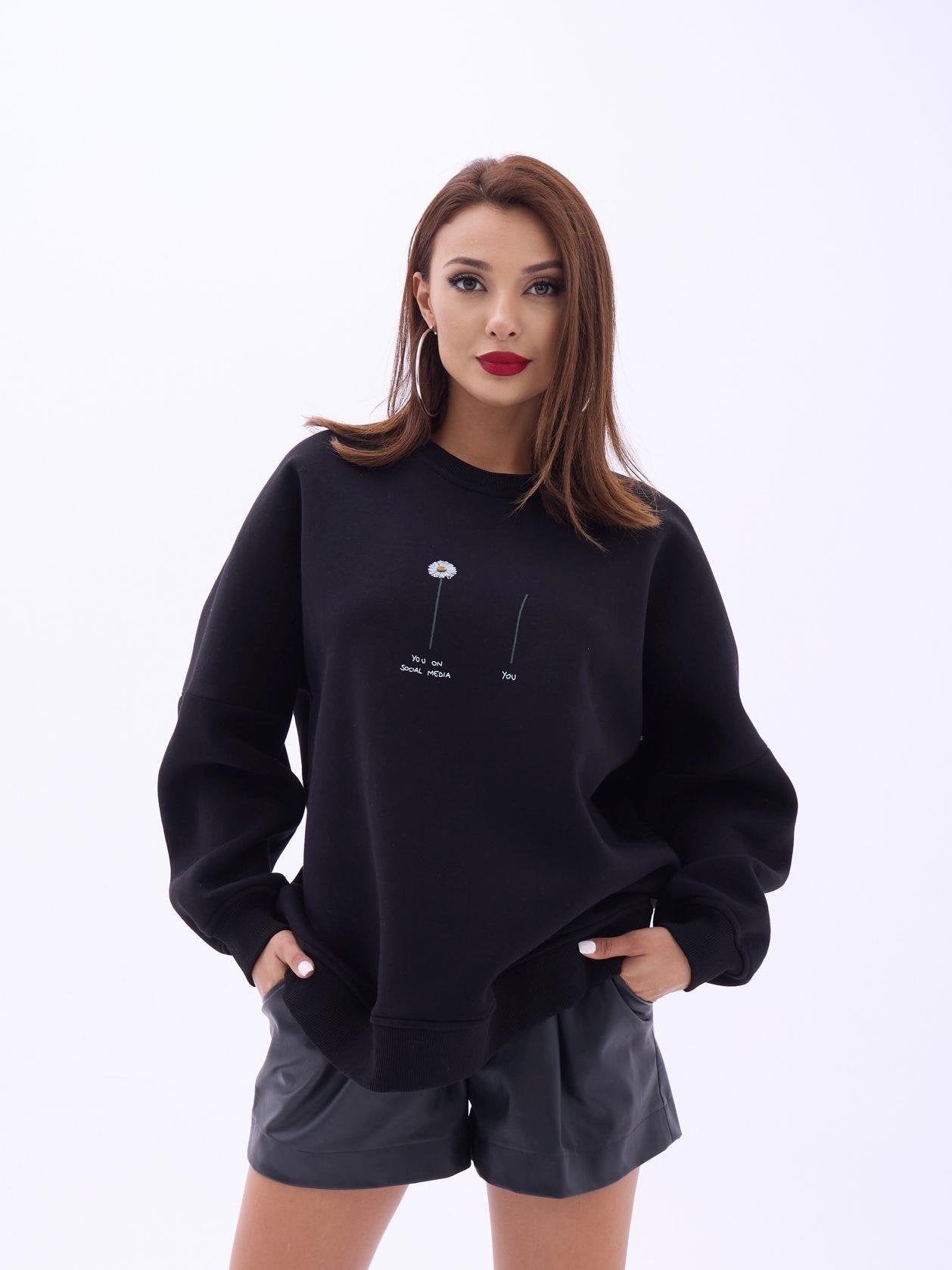 7228 SWEAT-SİYAH SİYAH M-L