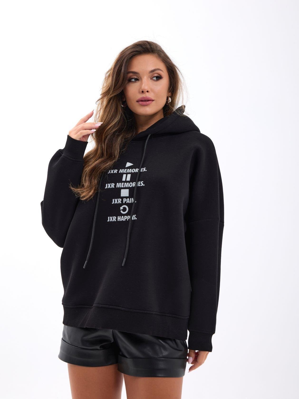 7230 SWEAT-SİYAH SİYAH L