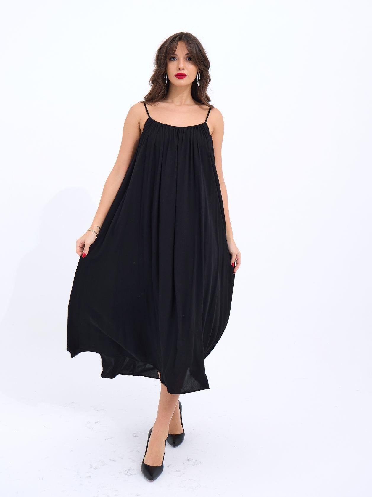 7296 ELBİSE-SİYAH