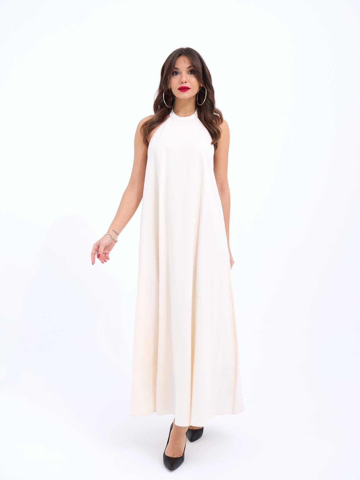 7338 ELBİSE-BEJ BEJ L