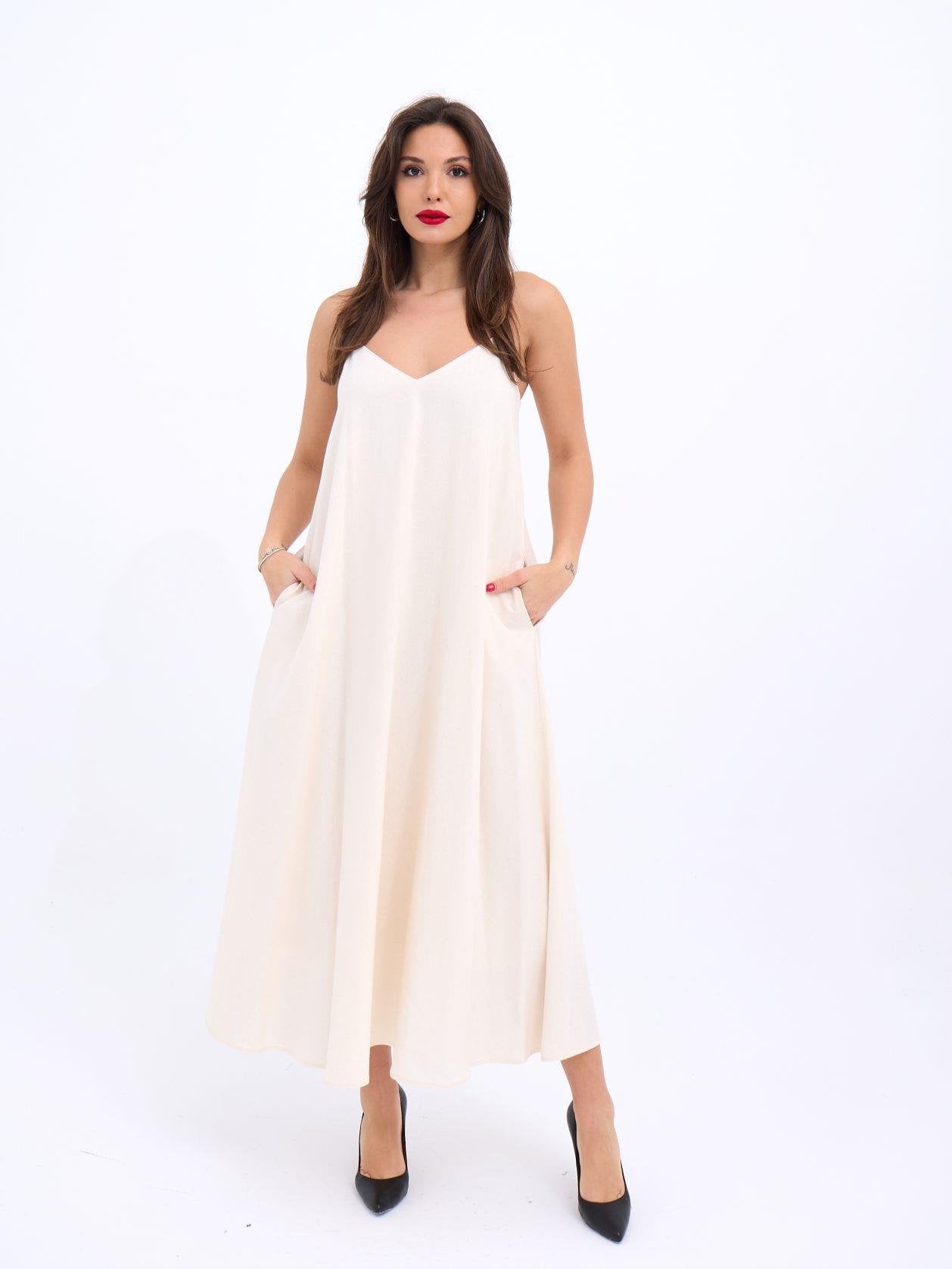 7339 ELBİSE-BEJ BEJ L