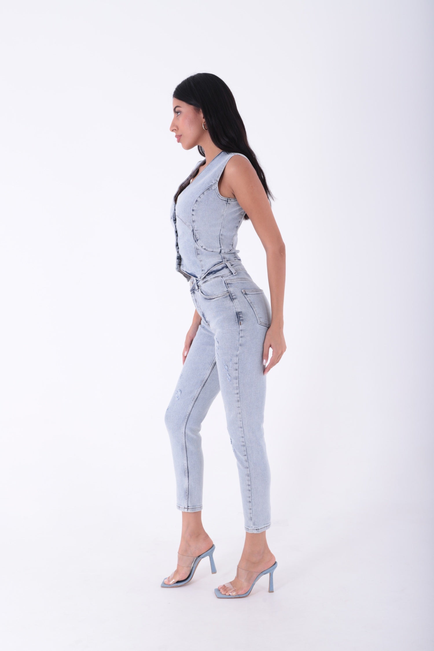 Kot Pantolon - Düz Koyu Rins - (28-33) - 4