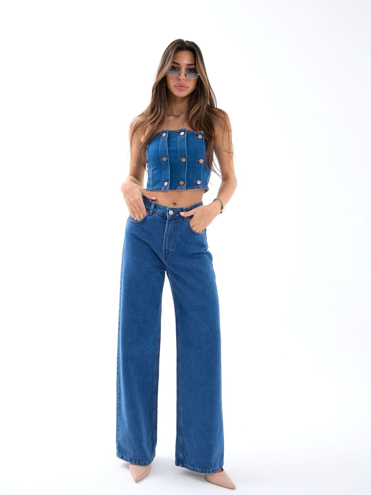 7415 KOT PANTOLON-KOYU MAVİ KOYU MAVİ 26