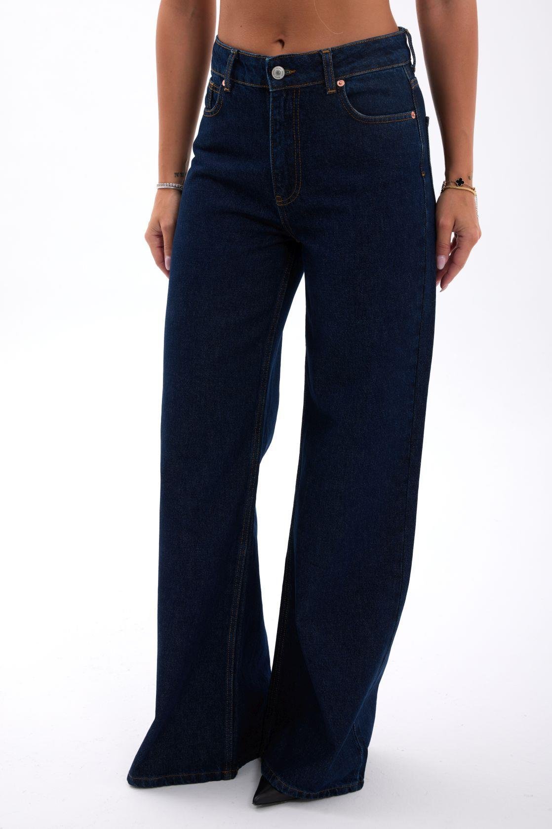 7497 KOT PANTOLON-LACİVERT