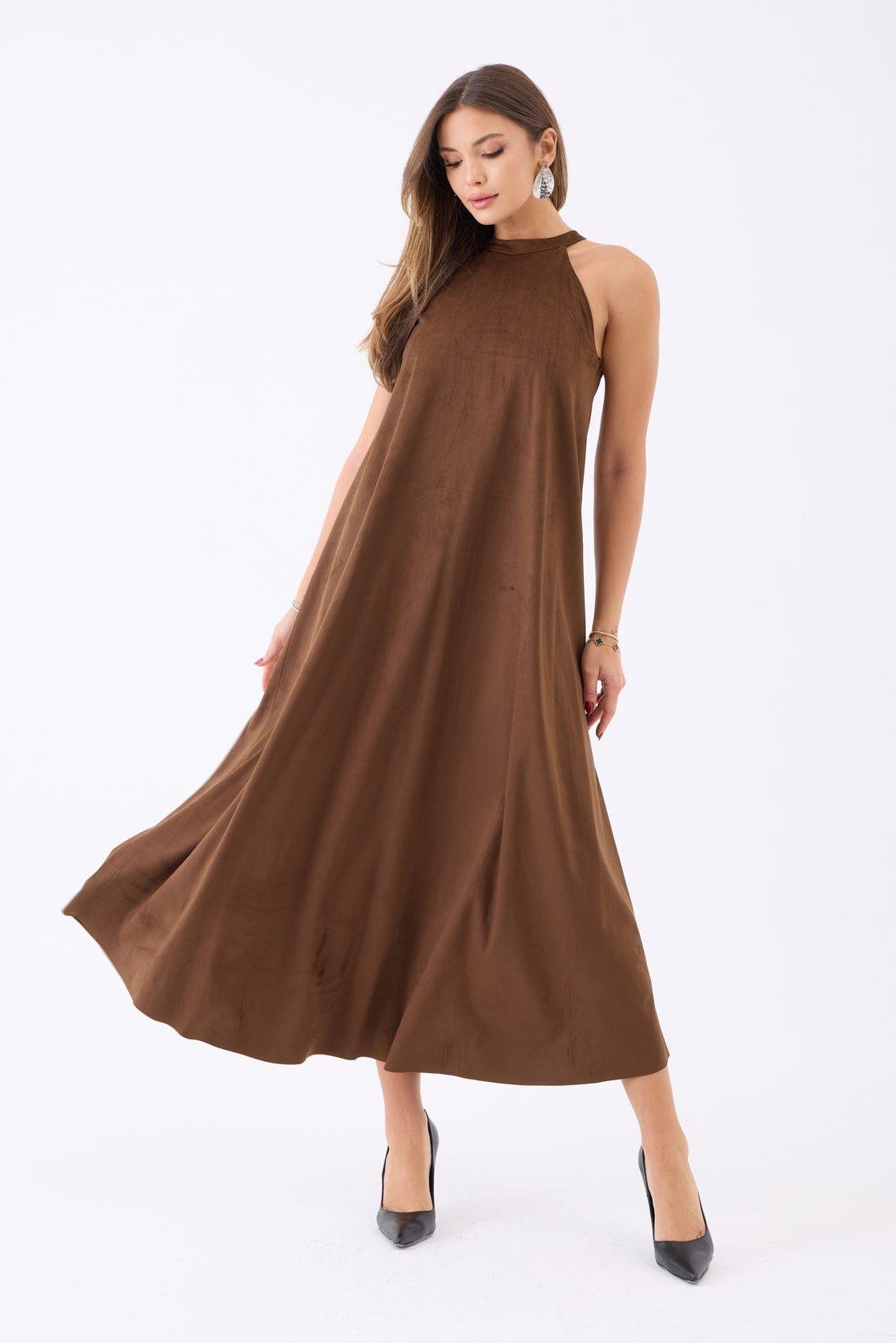 7512 ELBİSE-CAMEL CAMEL L