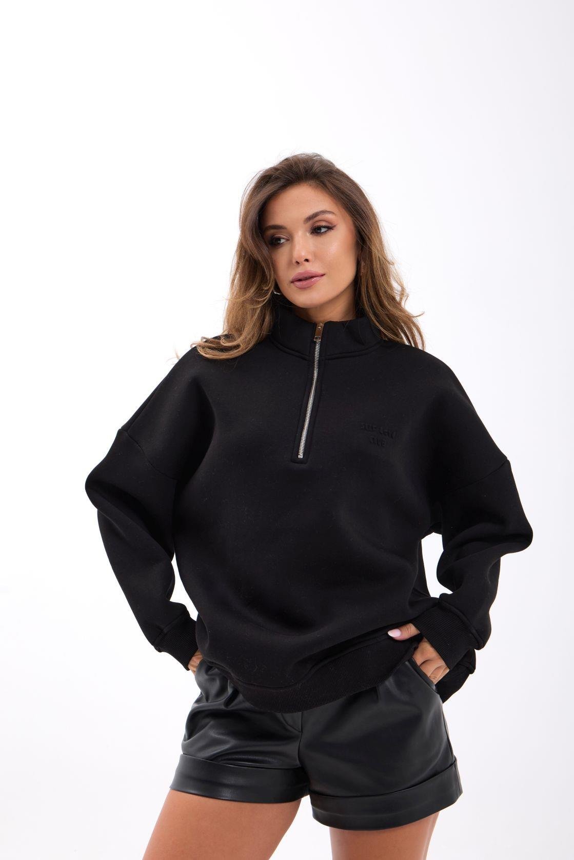 7523 SWEAT-SİYAH SİYAH M-L
