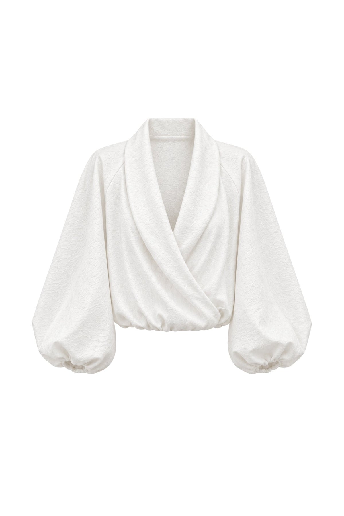 Çıtçıtlı Kruvaze Bomber Ceket - Beyaz