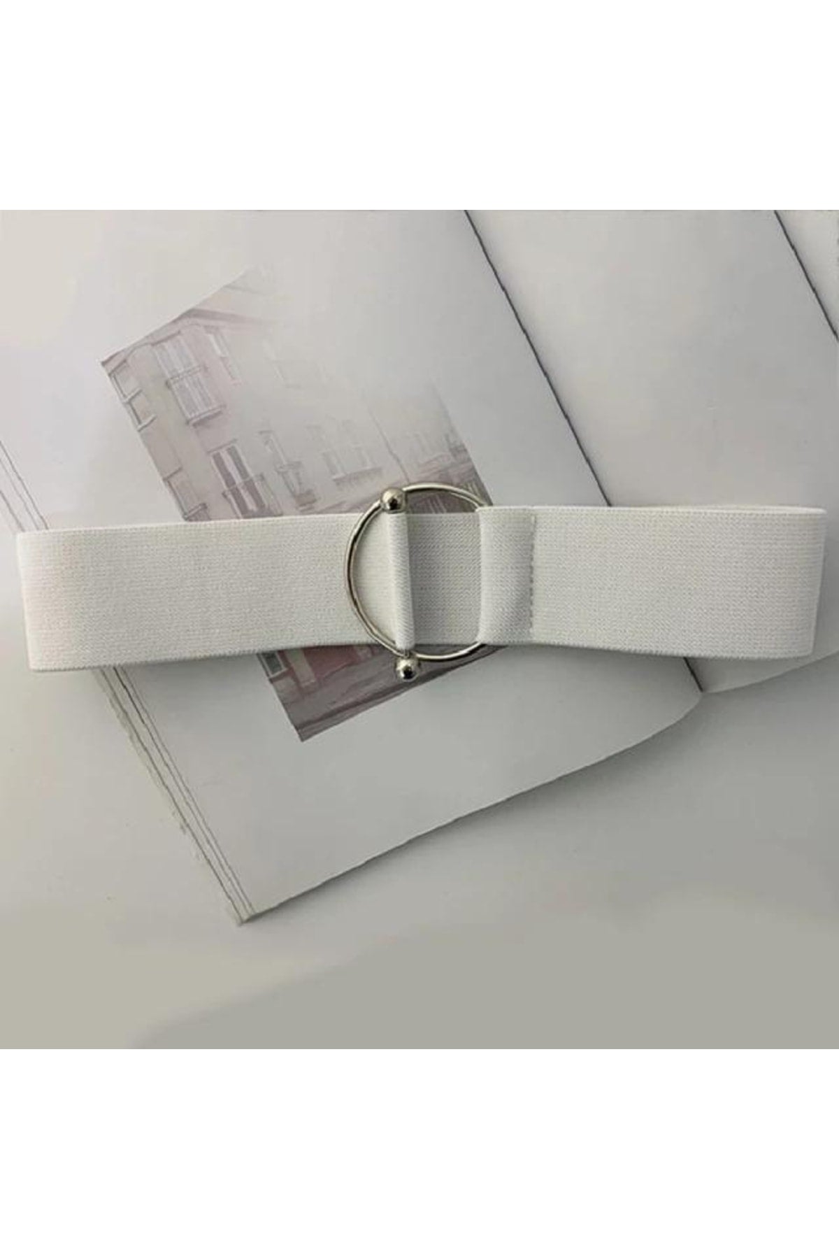 Halka Ve Halter Tokalı Elastik Kadın Kemeri, Ceket Kemeri, Gömlek Kemeri, Elbise Kemeri