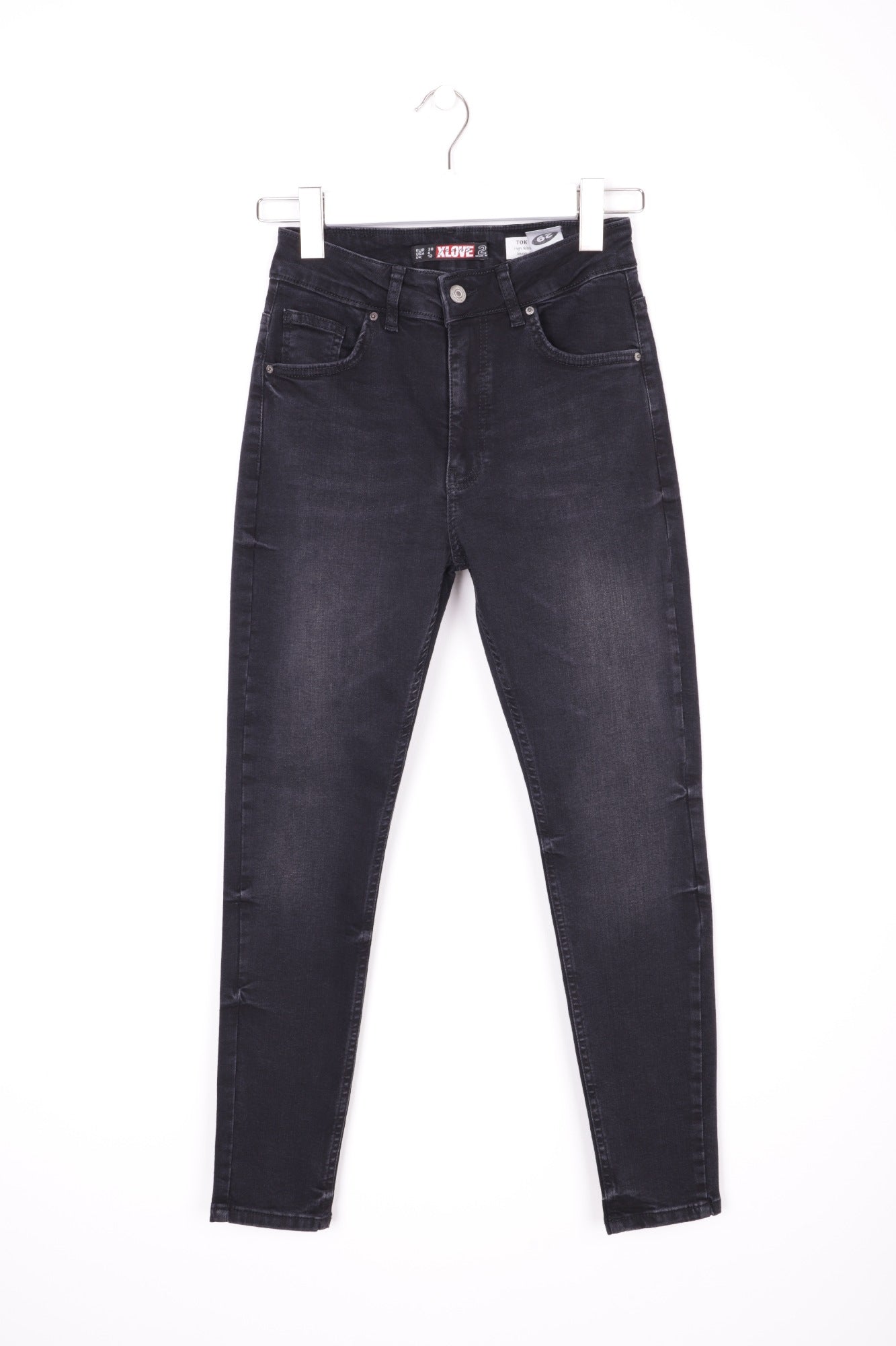 Kısa Boy Skinny Kot Pantolon - Antrasit Kot - (28-33) - 6