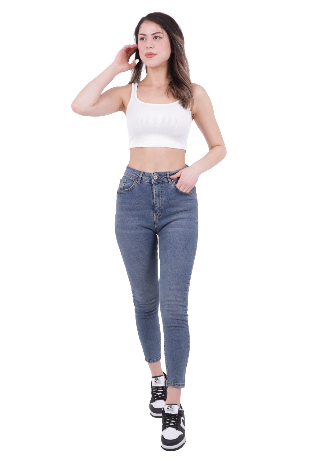 Skinny Tam Boy Kot Pantolon Koyu Tintli Kot