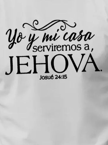 Erkek Jehova Baskılı Süprem T-shirt, 18545