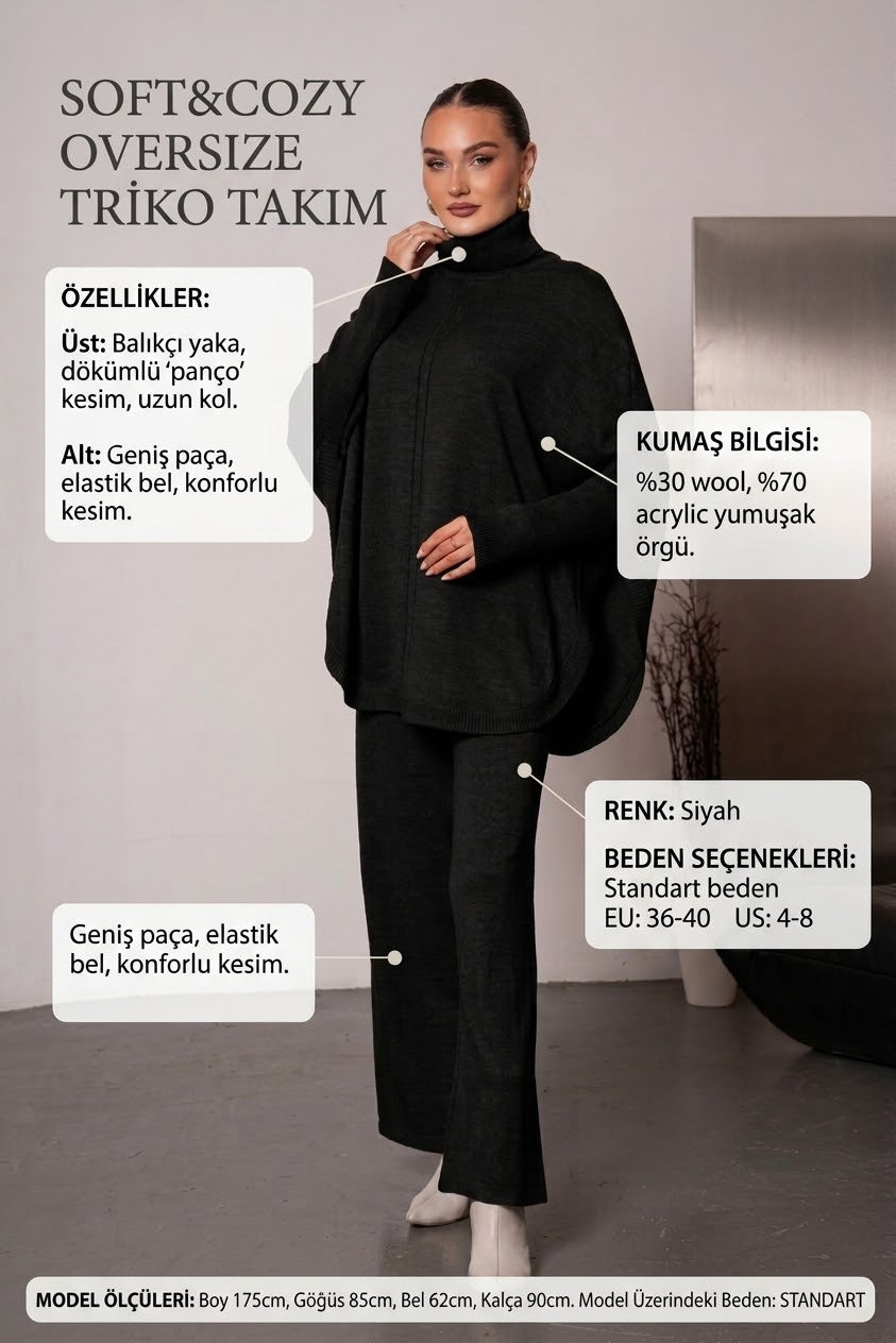 Soft&amp;Cozy Oversize Triko Takım