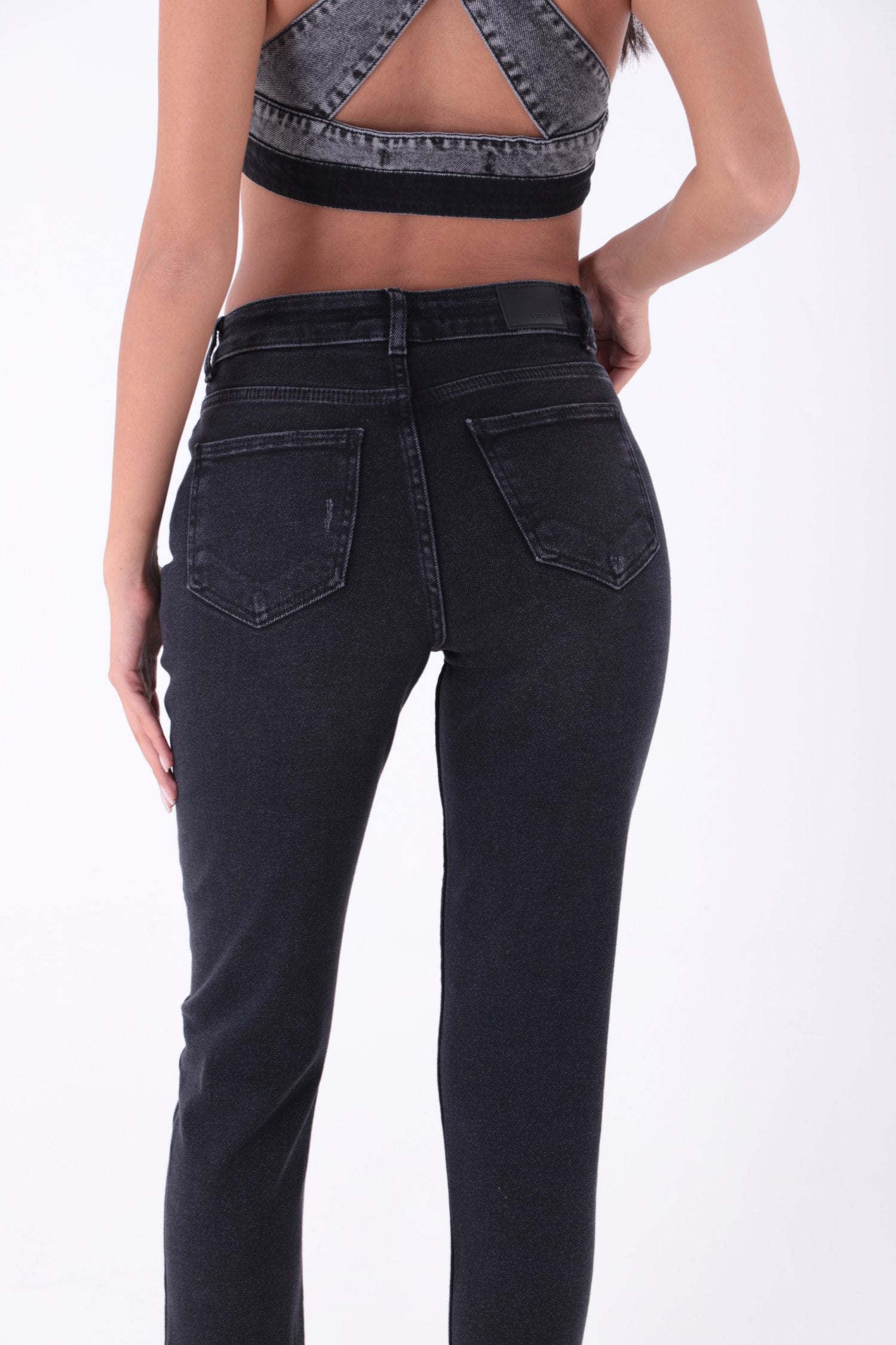 Comfort Slim Kot Pantolon - Antrasit Kot - (26-31) - 5
