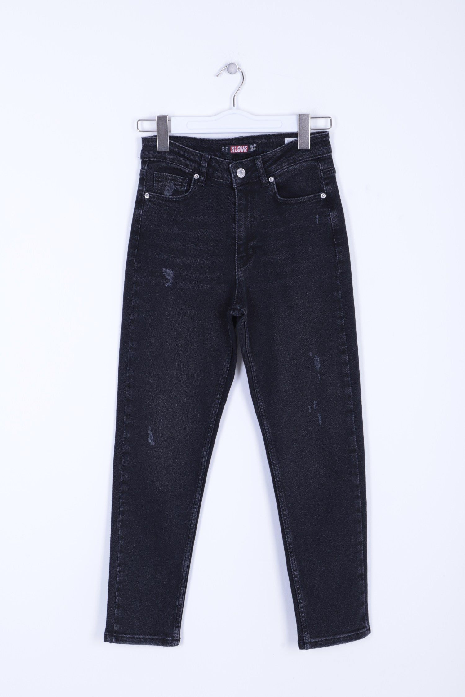 Comfort Slim Kot Pantolon - Antrasit Kot - (26-31) - 6