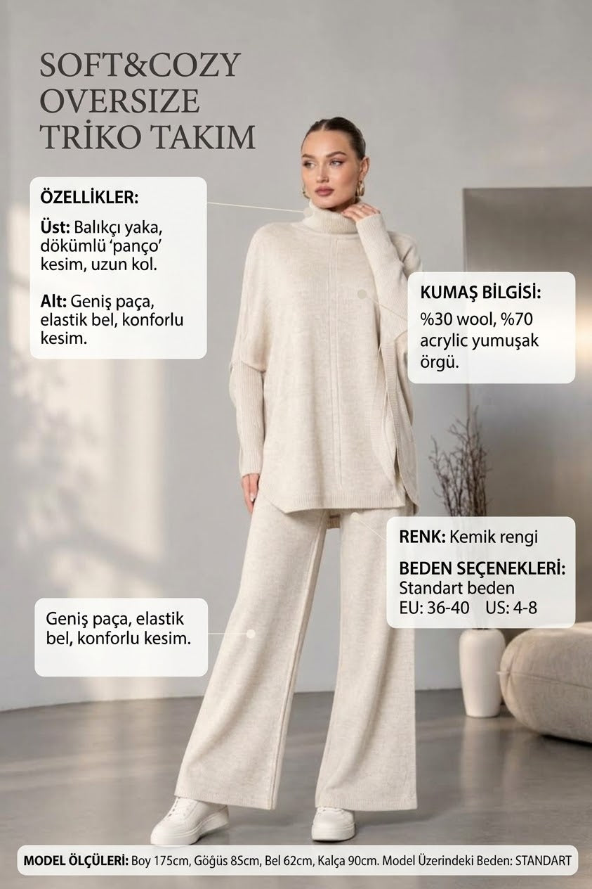 Soft&amp;Cozy Oversize Triko Takım