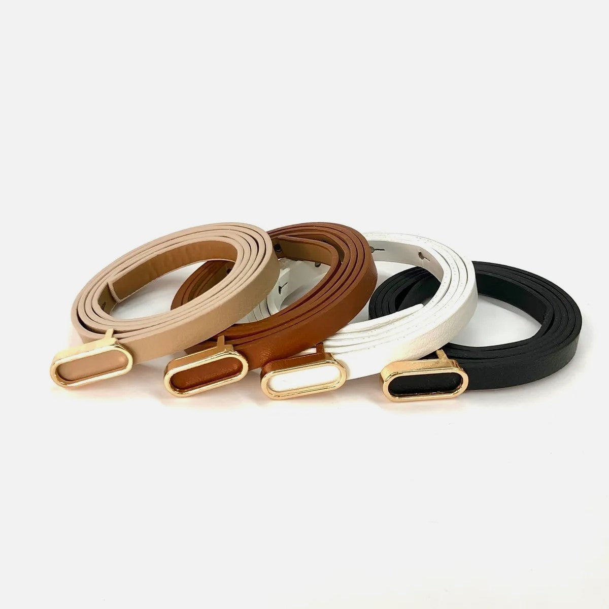 Ithal Oval Gold Tokalı İnce Kemer